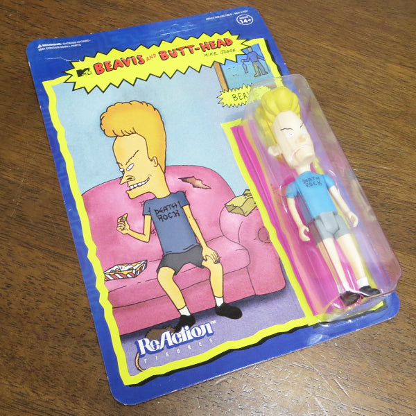 SUPER 7 REACTION FIGURE  BEAVIS AND BUTT-HEAD  【ビーバス＆バットヘッド】