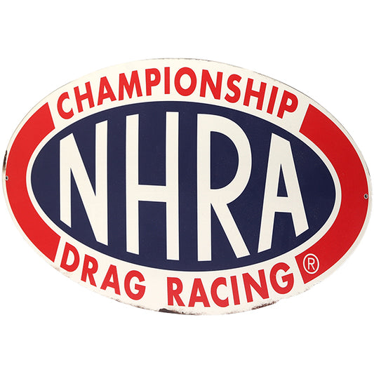 メタルサイン NHRA OVAL LOGO