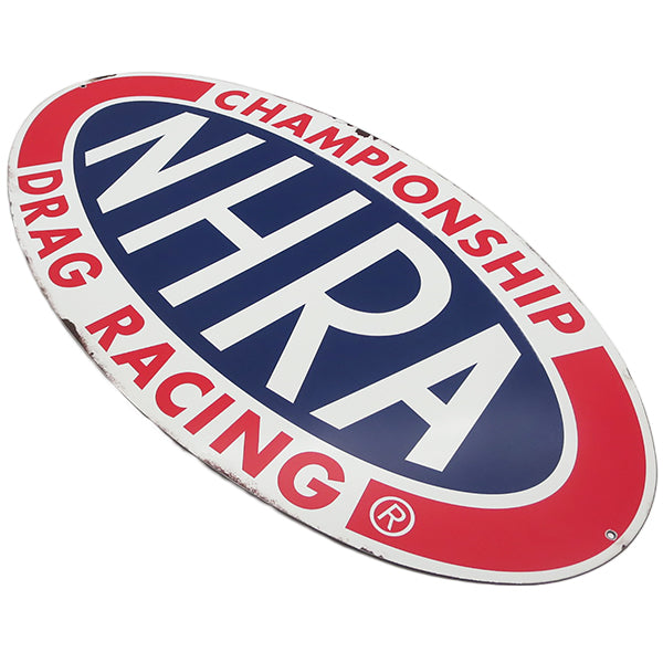 メタルサイン NHRA OVAL LOGO