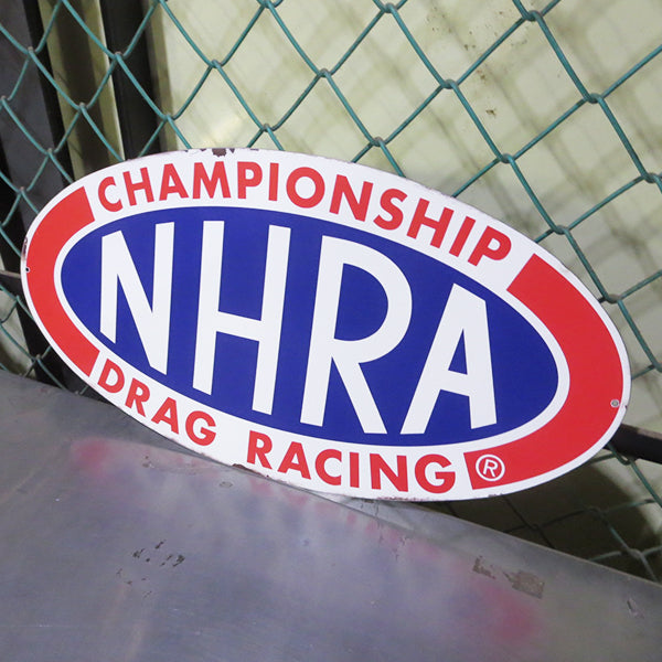 メタルサイン NHRA OVAL LOGO