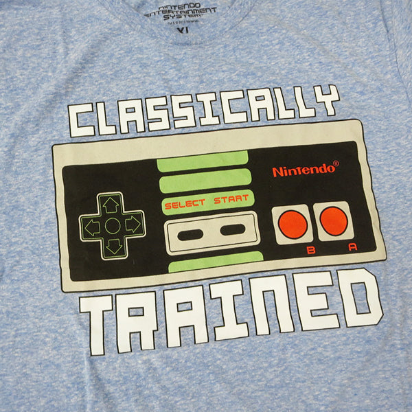 T-shirt NINTENDO CLASSICALLY TRAINED CONTROLLER BL [Nintendo]