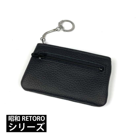Showa RETORO series made in Japan genuine leather with bill pocket coin purse coin case