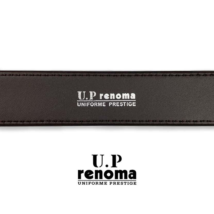 全2色　U.P renoma ユーピーレノマ 日本製 リアルレザー プレーンベルト