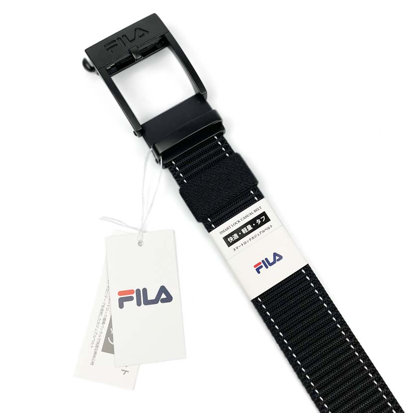 [All 4 colors] FILA Smart Lock No Hole Nylon Belt Gacha