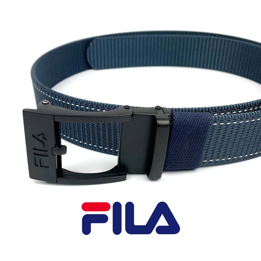 [All 4 colors] FILA Smart Lock No Hole Nylon Belt Gacha