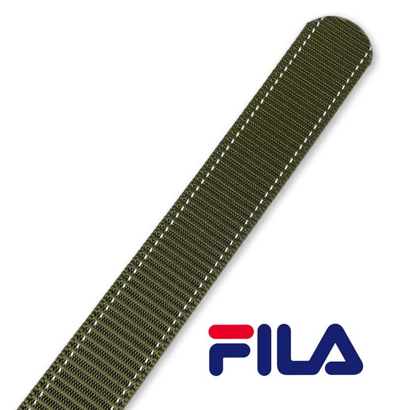 [All 4 colors] FILA Smart Lock No Hole Nylon Belt Gacha