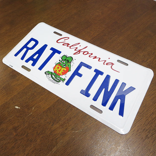 RAT FINK California license plate