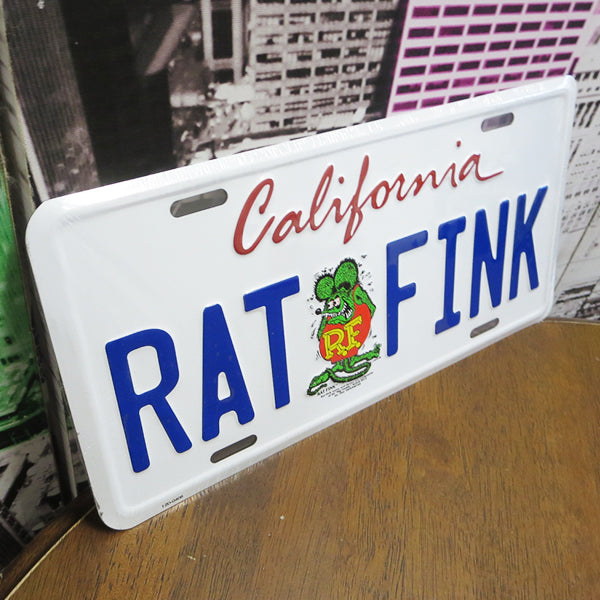 RAT FINK California license plate