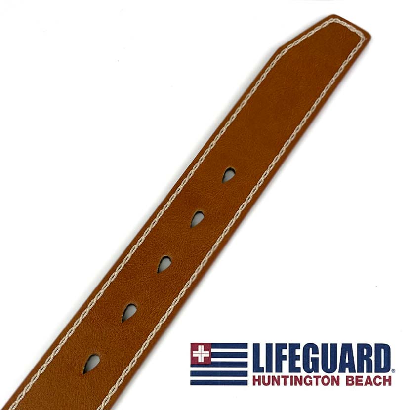 全3色  LIFEGUARD U.S.A.ライフガード リアルレザー ステッチデザインベルト