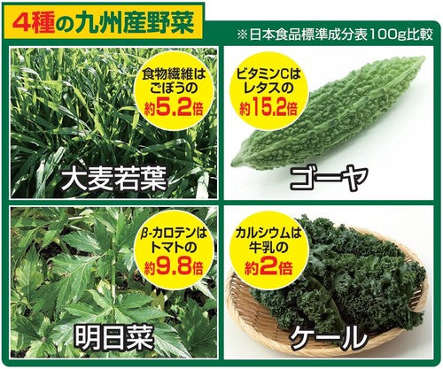 4 types of Kyushu vegetable green juice “2022 new product”