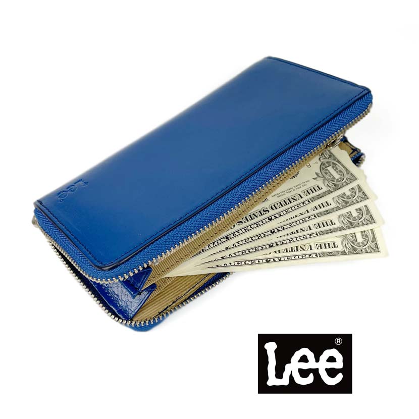 [8 colors in total] Lee Luxury Italian Leather Wallet Long Wallet L-shaped Zipper Real Leather