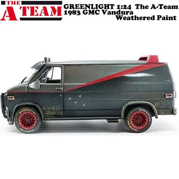 1:24 THE A-TEAM 1983 GMC VANDURA WEATHERED [Special Attack Guy A-Team Mini Car]