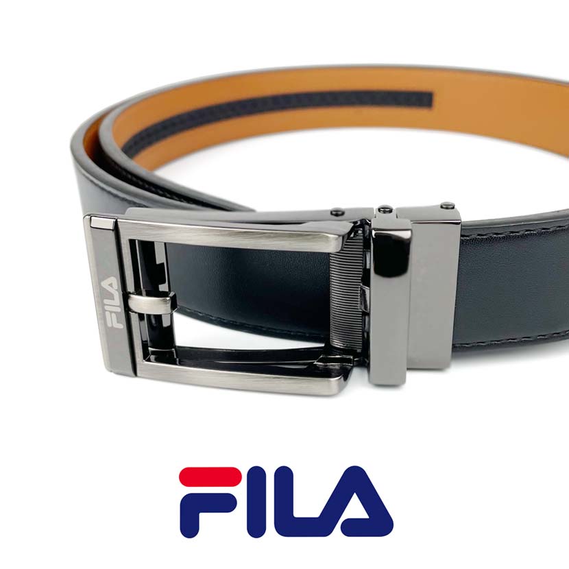 [6 colors] FILA Smart Lock No Hole PU Leather Belt Golf