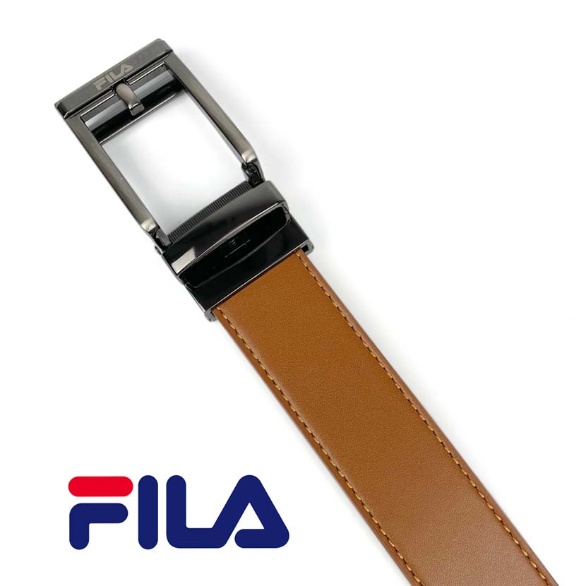 [6 colors] FILA Smart Lock No Hole PU Leather Belt Golf