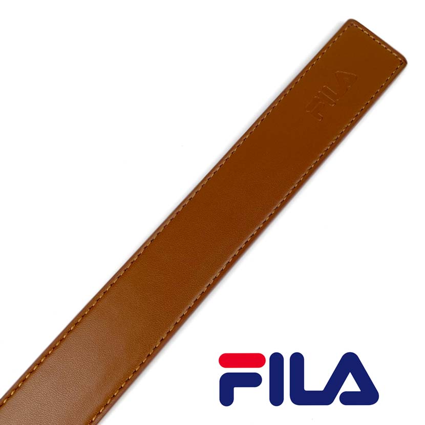 [6 colors] FILA Smart Lock No Hole PU Leather Belt Golf