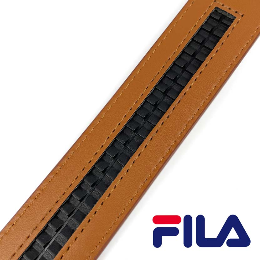 [6 colors] FILA Smart Lock No Hole PU Leather Belt Golf