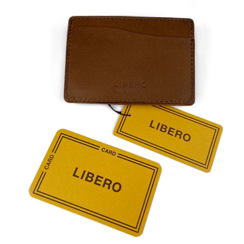 All 5 colors LIBERO Made in Japan High quality Tochigi leather Slim design Box coin case