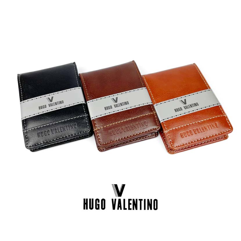 [Great Price] 1 set x 12 pieces HUGO VALENTINO Synthetic leather coin case Coin purse