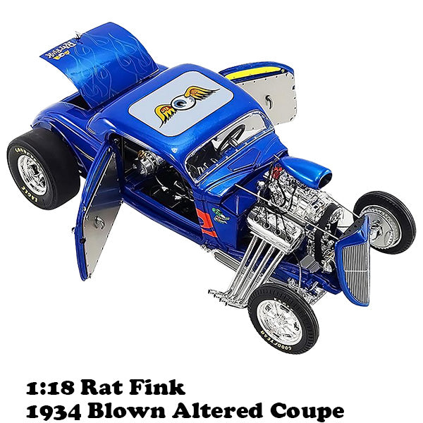 ACME 1:18 Rat Fink 1934 Blown Altered Coupe 【ラットフィンク】ミニカー