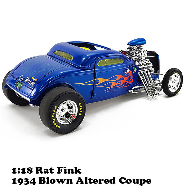 ACME 1:18 Rat Fink 1934 Blown Altered Coupe 【ラットフィンク】ミニカー