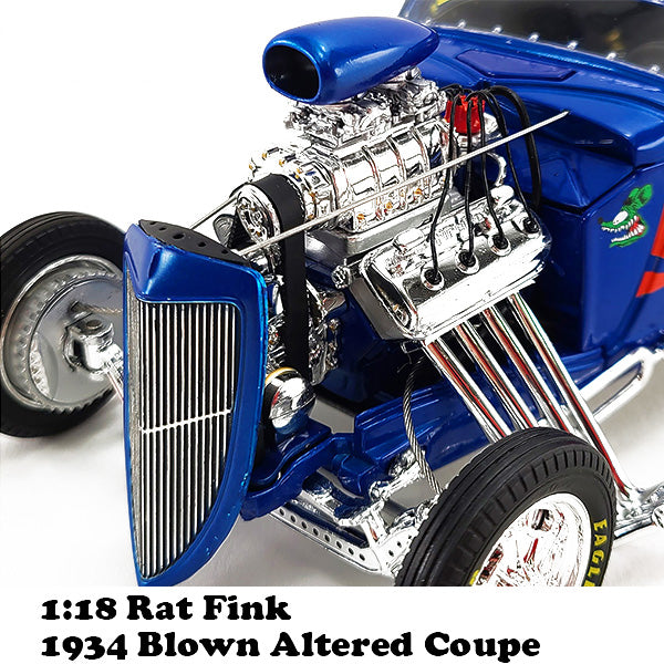 ACME 1:18 Rat Fink 1934 Blown Altered Coupe 【ラットフィンク】ミニカー