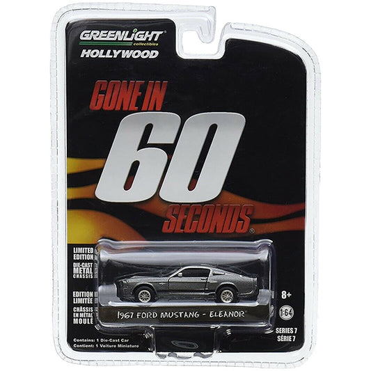 1:64 Gone in Sixty Seconds 1967 Ford Mustang Eleanor【60セカンズ】ミニカー