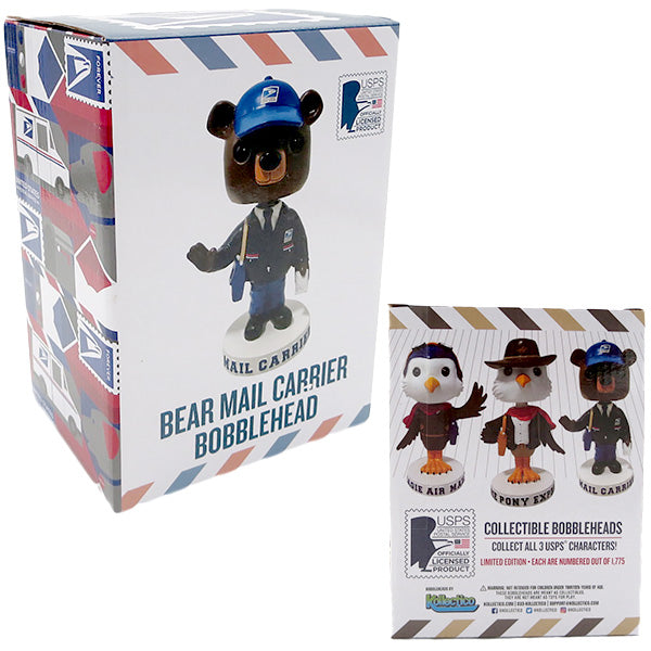 USPS バブルヘッド BEAR MAIL CARRIER