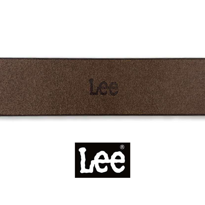 全4色　Lee リー リアルレザー 中一型バックルデザインベルト 本革 幅3.5cm