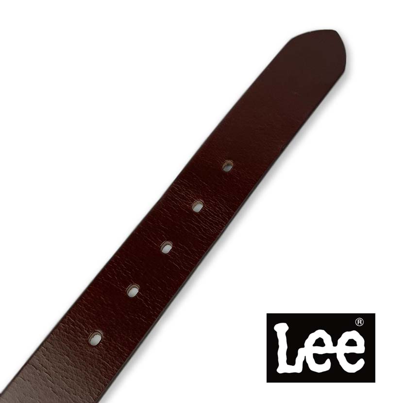 全4色　Lee リー リアルレザー 中一型バックルデザインベルト 本革 幅3.5cm