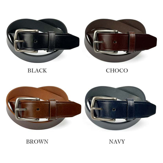 All 4 colors Lee Real Leather Nenki Design Belt Genuine Leather