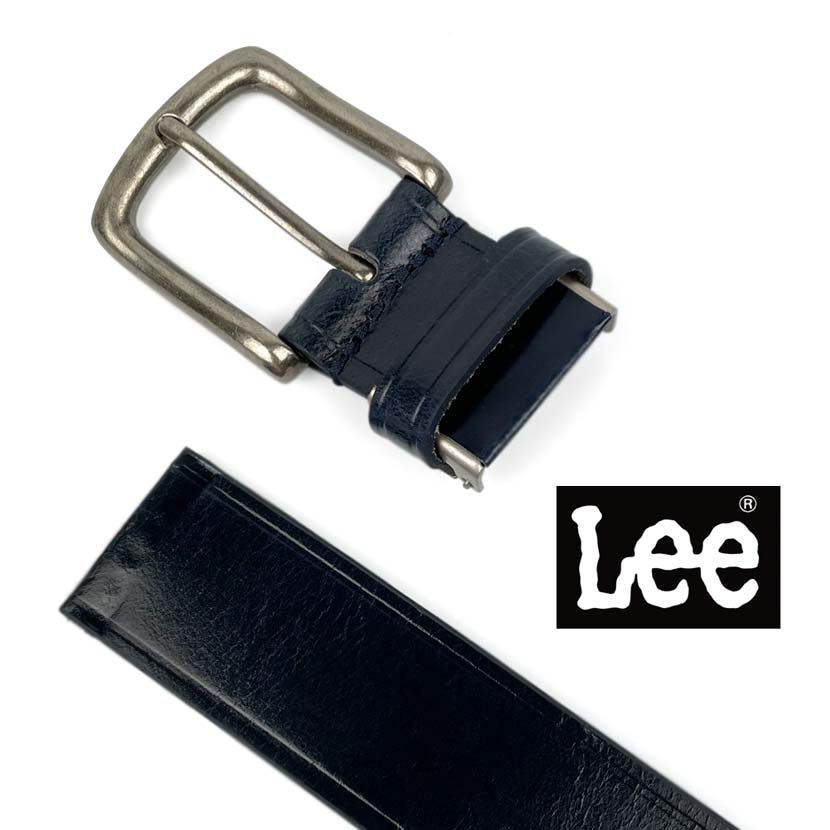 All 4 colors Lee Real Leather Nenki Design Belt Genuine Leather