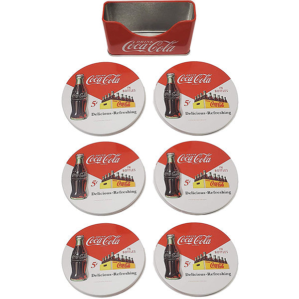 Coca Cola coaster set S/6