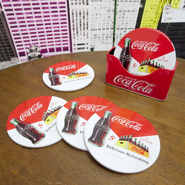 Coca Cola coaster set S/6