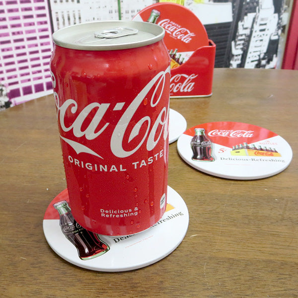 Coca Cola coaster set S/6