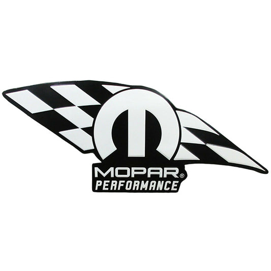 Die cut embossed metal sign MOPAR PERFORMANCE [Mopar tin sign]