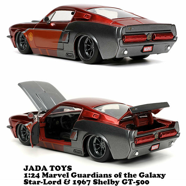 1:24 MARVEL GUARDIANS OF THE GALAXY 1967 SHELBY GT-500 w/STAR-LORD【スターロード】ミニカー