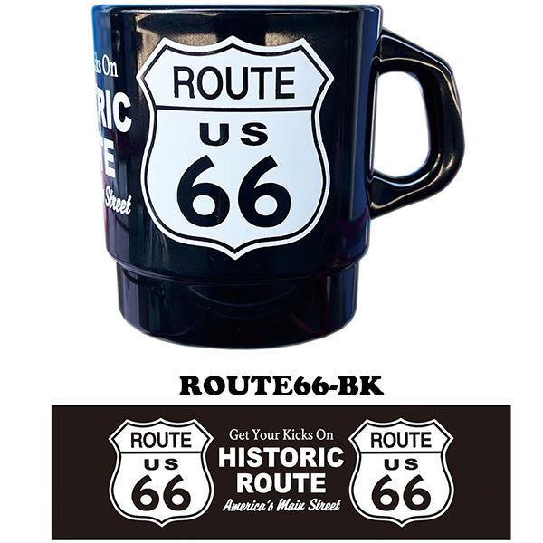 ミルキースタッキングマグ　【JUICE】【ROUTE 66】