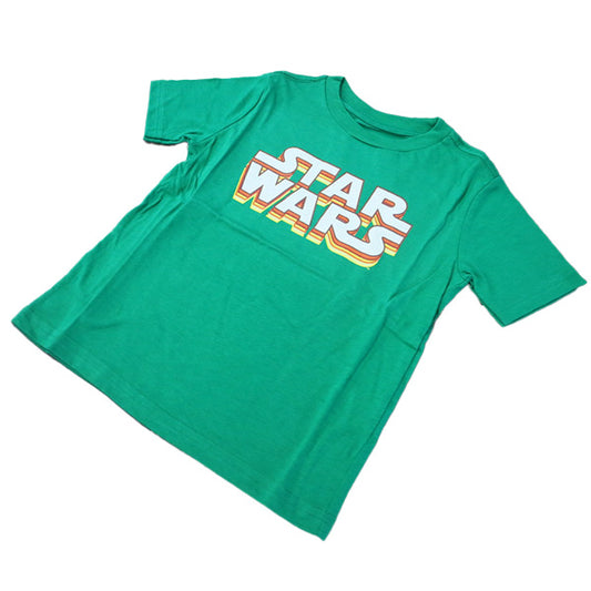 キッズ Tシャツ  STARWARS RETRO LOGO GREEN 【スターウォーズ】