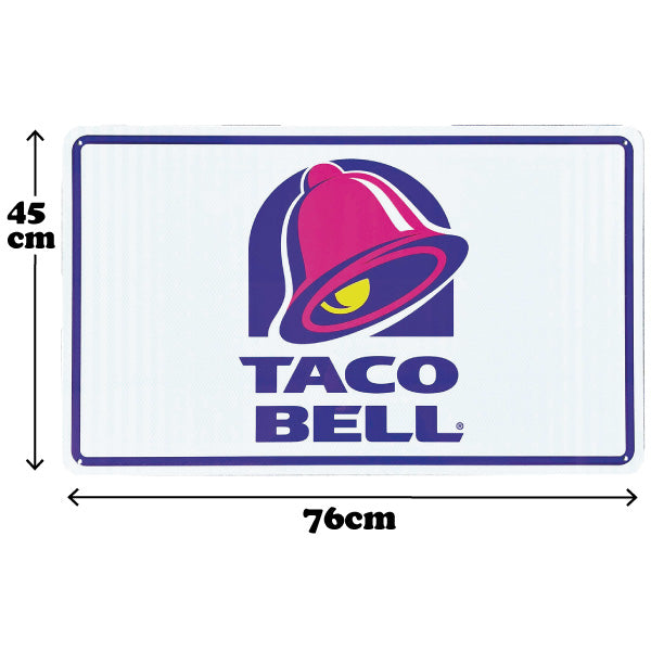 USA fast food shop traffic sign [TACO BELL]