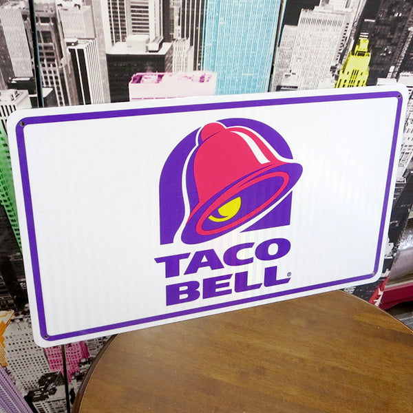 USA fast food shop traffic sign [TACO BELL]