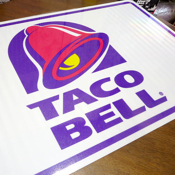 USA fast food shop traffic sign [TACO BELL]