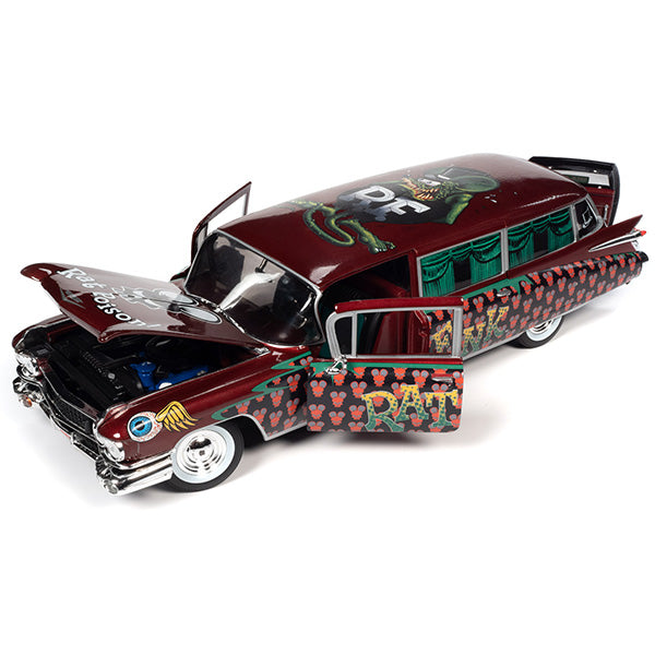 AUTO WORLD 1:18 RAT FINK 1959 CADILLAC ELDORADO HEARESE 【ラットフィンク】ミニカー