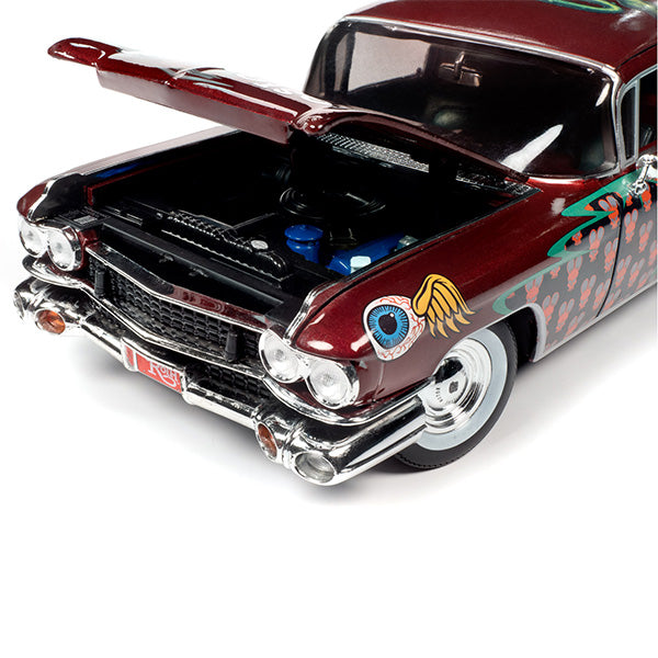 AUTO WORLD 1:18 RAT FINK 1959 CADILLAC ELDORADO HEARESE 【ラットフィンク】ミニカー