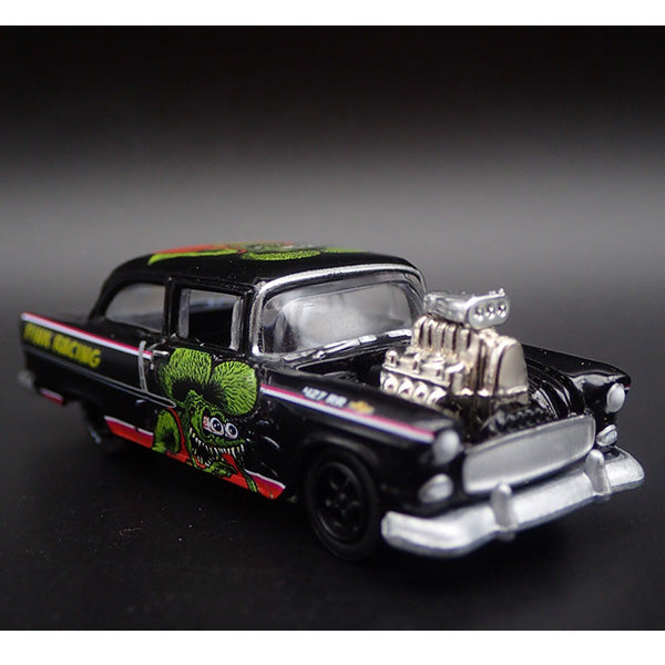 1:64 Rat Fink 1955 Chevy 2-Door Sedan - CTC Exclusive - [Rat Fink] Mini Car