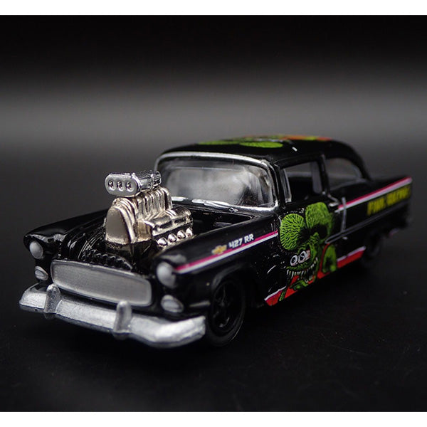 1:64 Rat Fink 1955 Chevy 2-Door Sedan - CTC Exclusive - [Rat Fink] Mini Car