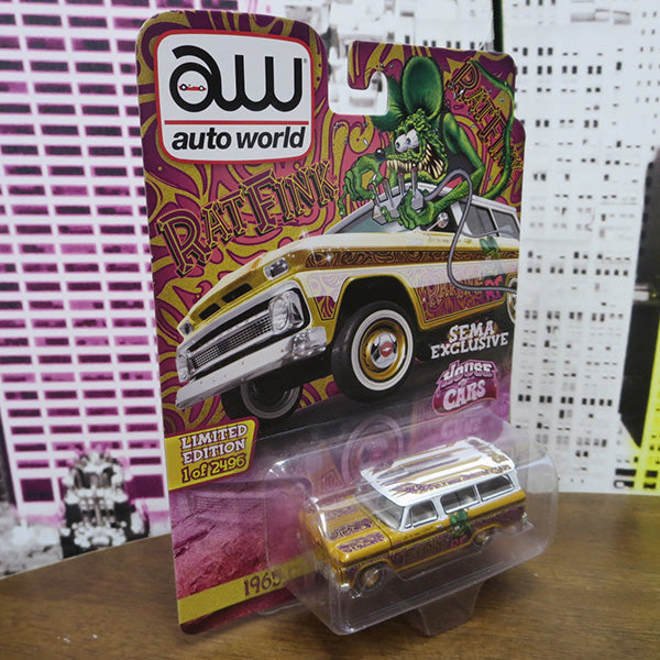 1:64 Rat Fink 1965 Chevrolet Suburban - SEMA Exclusives - 【ラットフィンク】ミニカー