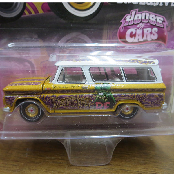 1:64 Rat Fink 1965 Chevrolet Suburban - SEMA Exclusives - 【ラットフィンク】ミニカー