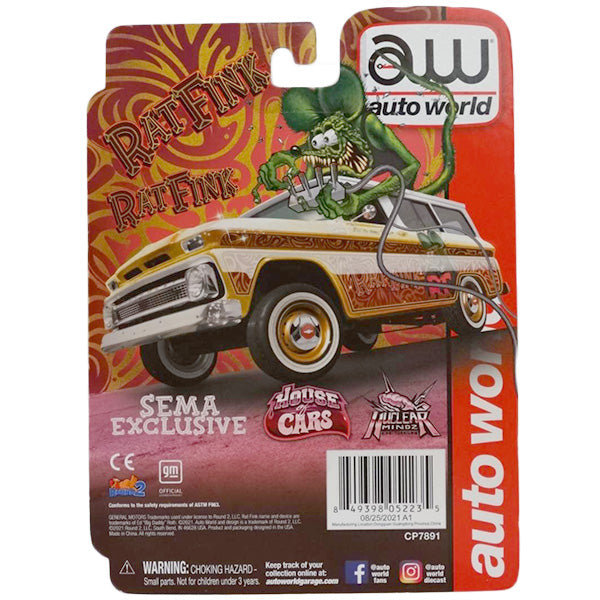 1:64 Rat Fink 1965 Chevrolet Suburban - SEMA Exclusives - 【ラットフィンク】ミニカー