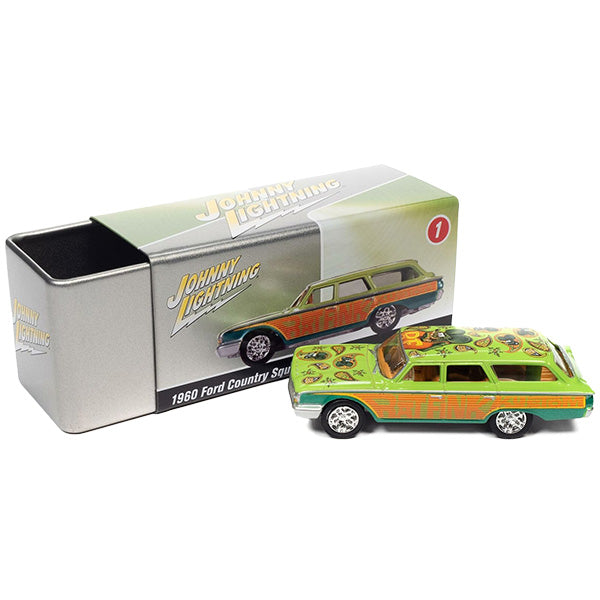 1:64 Rat Fink 1960 Ford Country Squire  Green / Orange 【ラットフィンク】ミニカー