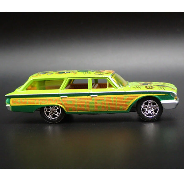 1:64 Rat Fink 1960 Ford Country Squire  Green / Orange 【ラットフィンク】ミニカー